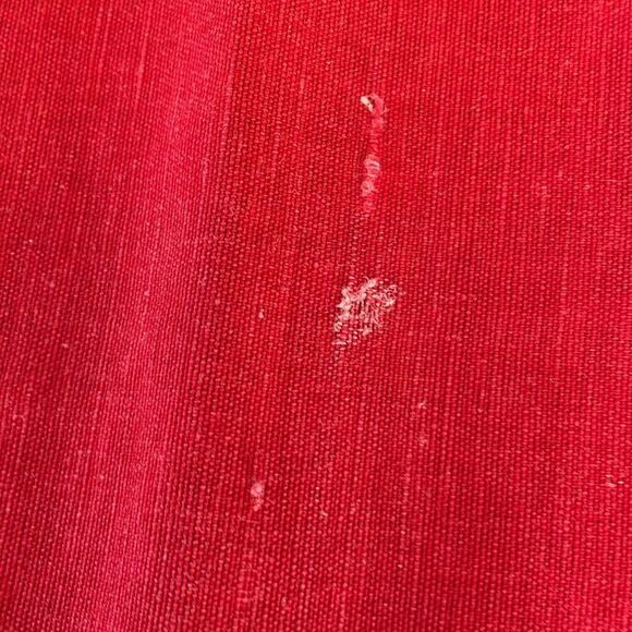 Vtg mid Century rectangle Christmas tablecloth - Picture 8 of 11